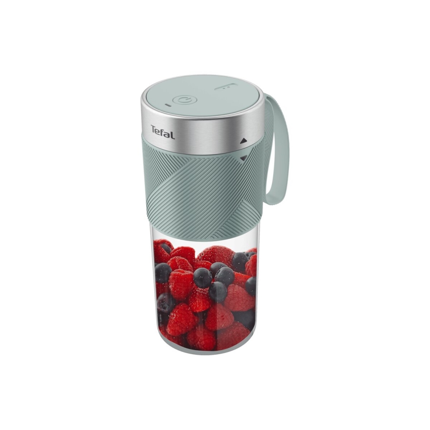 Tefal - Mešalnik za smoothije BLENDFORCE 50W/5V 1200 mAh mint