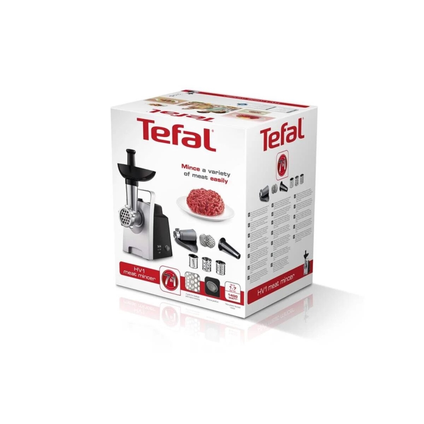 Tefal - Mlinček za meso 7v1 1400W/230V črna/srebrna