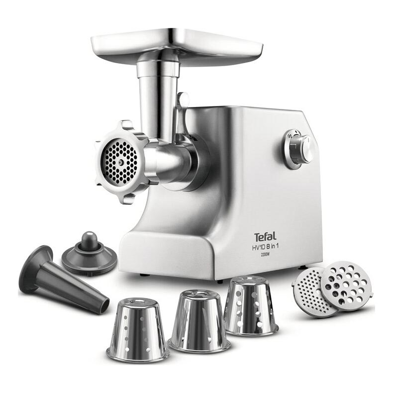 Tefal - Mlinček za meso 8v1 2200W/230V srebrna