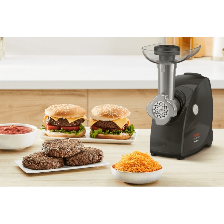 Tefal - Mlinček za meso 9in1 2000W/230V črna