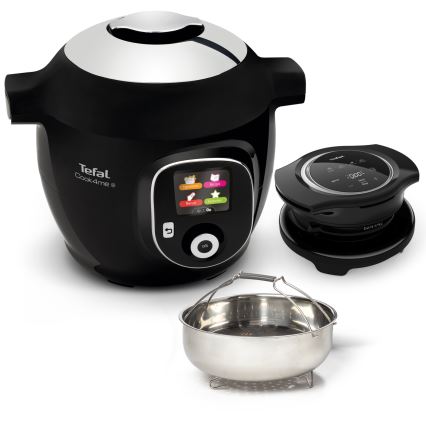 Tefal - Večfunkcijski električni lonec pod tlakom z dodatki 6 l 1600W/230V črna
