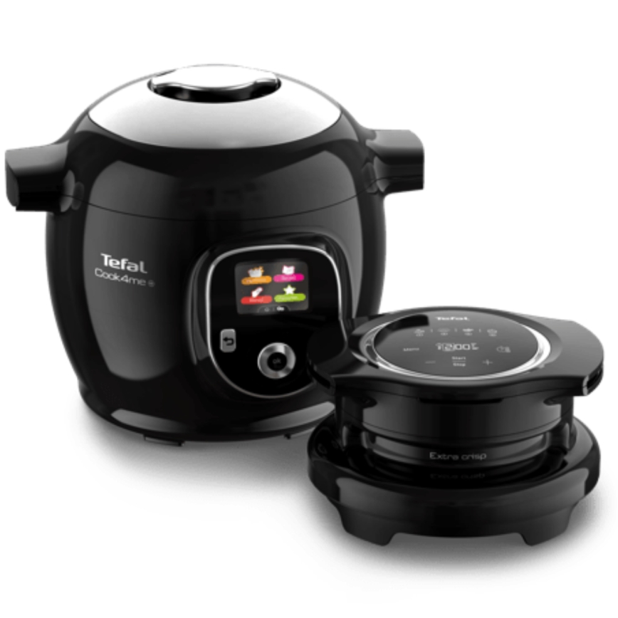 Tefal - Večfunkcijski električni lonec pod tlakom z dodatki 6 l 1600W/230V črna