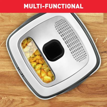 Tefal - Multifunkcijski cvrtnik 9v1 VERSALIO DE LUXE 1600W/230V 2 l bela
