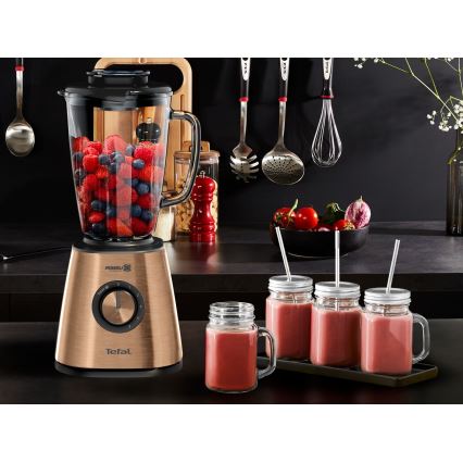 Tefal - Namizni blender 1,75 l BLENDFORCE 800W/230V v bakreni barvi