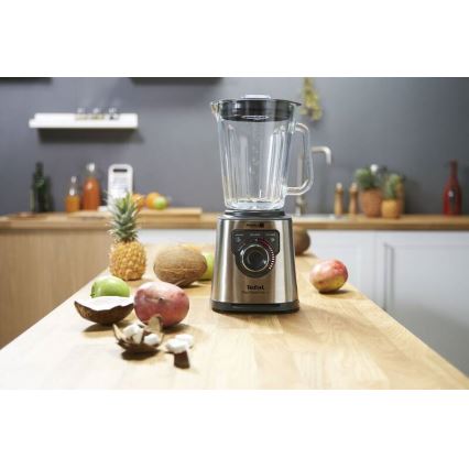 Tefal - Namizni mešalnik 2 l PERFECTMIX+ 1200W/230V mat krom/črna