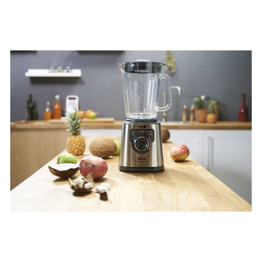 Tefal - Namizni mešalnik 2 l PERFECTMIX+ 1200W/230V mat krom/črna