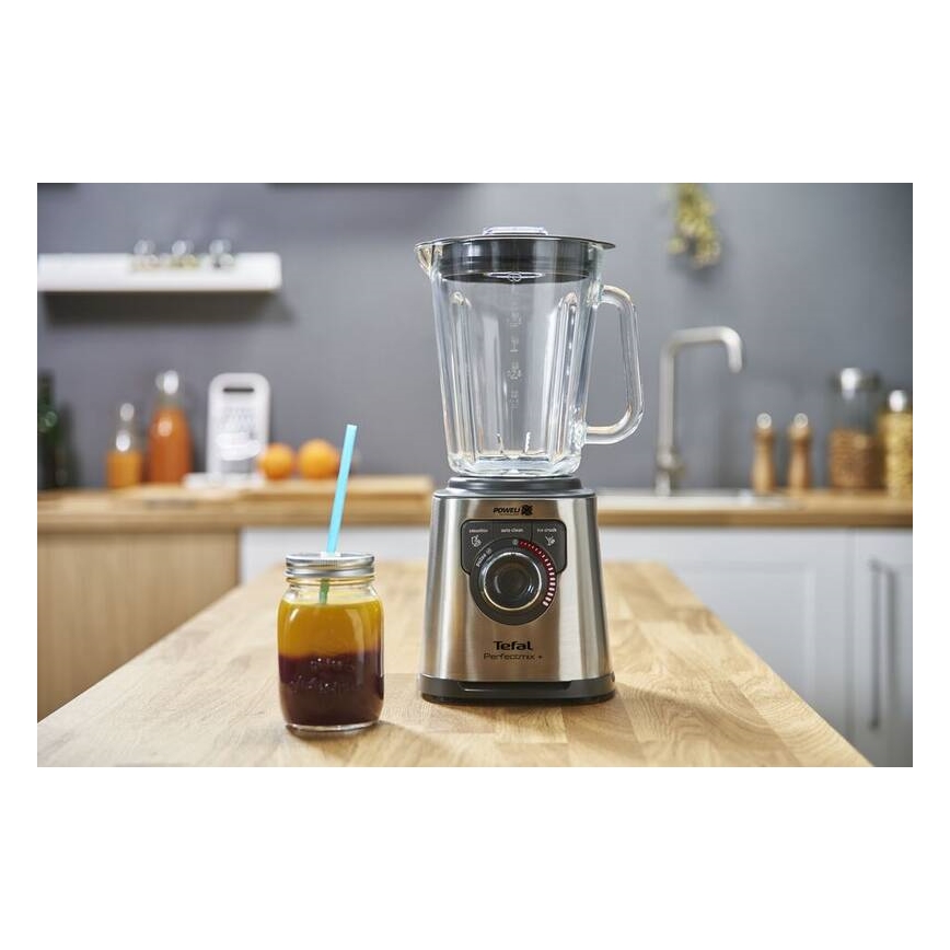 Tefal - Namizni mešalnik 2 l PERFECTMIX+ 1200W/230V mat krom/črna