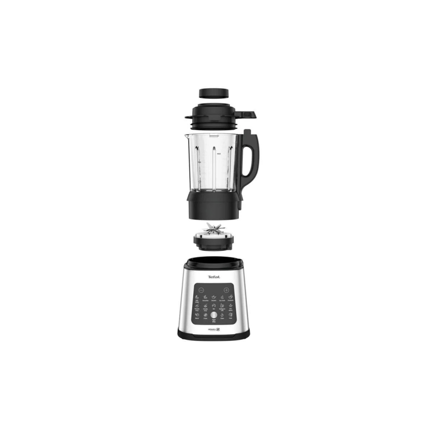 Tefal - Namizni mešalnik 2 l PERFECTMIX+ 1400W/230V mat krom