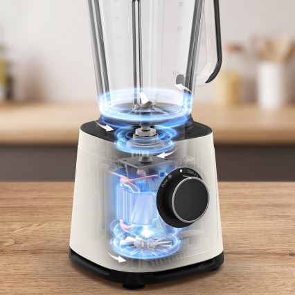 Tefal - Namizni mešalnik 2 l PERFECTMIX ESSENTIAL 1200W/230V bela