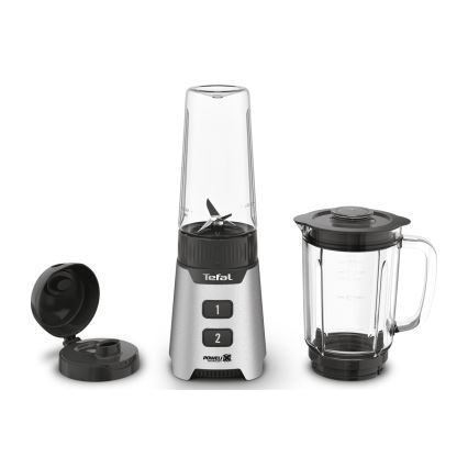 Tefal - Namizni mešalnik BLENDFORCE 400W/230V nerjaveče jeklo/črna