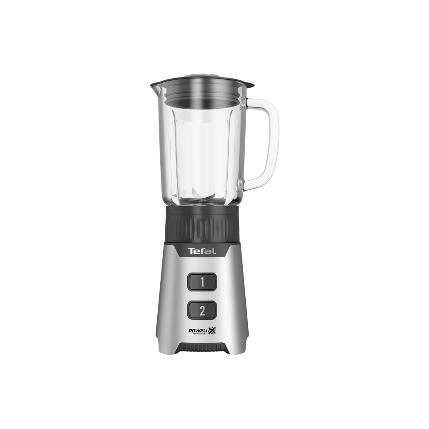 Tefal - Namizni mešalnik BLENDFORCE 400W/230V nerjaveče jeklo/črna