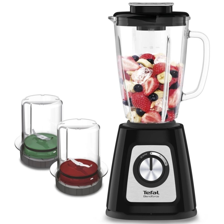 Tefal - Namizni mešalnik BLENDFORCE 800W/230V črna/nerjaveče jeklo