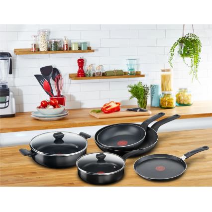 Tefal - Nizka kaserola s pokrovom SIMPLY CLEAN 28 cm