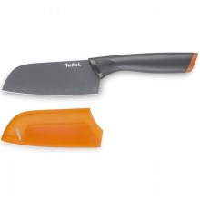 Tefal - Nož iz nerjavečega jekla santoku FRESH KITCHEN 12 cm siva/oranžna