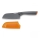 Tefal - Nož iz nerjavečega jekla santoku FRESH KITCHEN 12 cm siva/oranžna