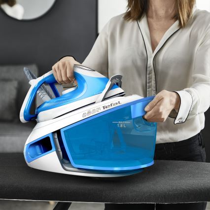 Tefal - Parna postaja EXPRESS AIRGLIDE 2800W/230V modra