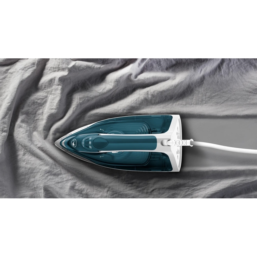 Tefal - Parni likalnik EXPRESS STEAM 2400W/230V turkizna