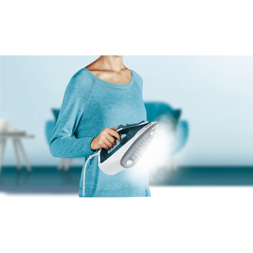 Tefal - Parni likalnik EXPRESS STEAM 2400W/230V turkizna