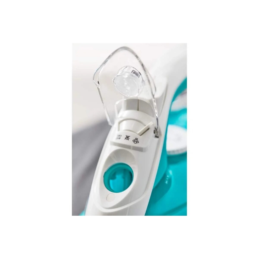 Tefal - Parni likalnik FREEMOVE AIR 2400W/230V bela/turkizna