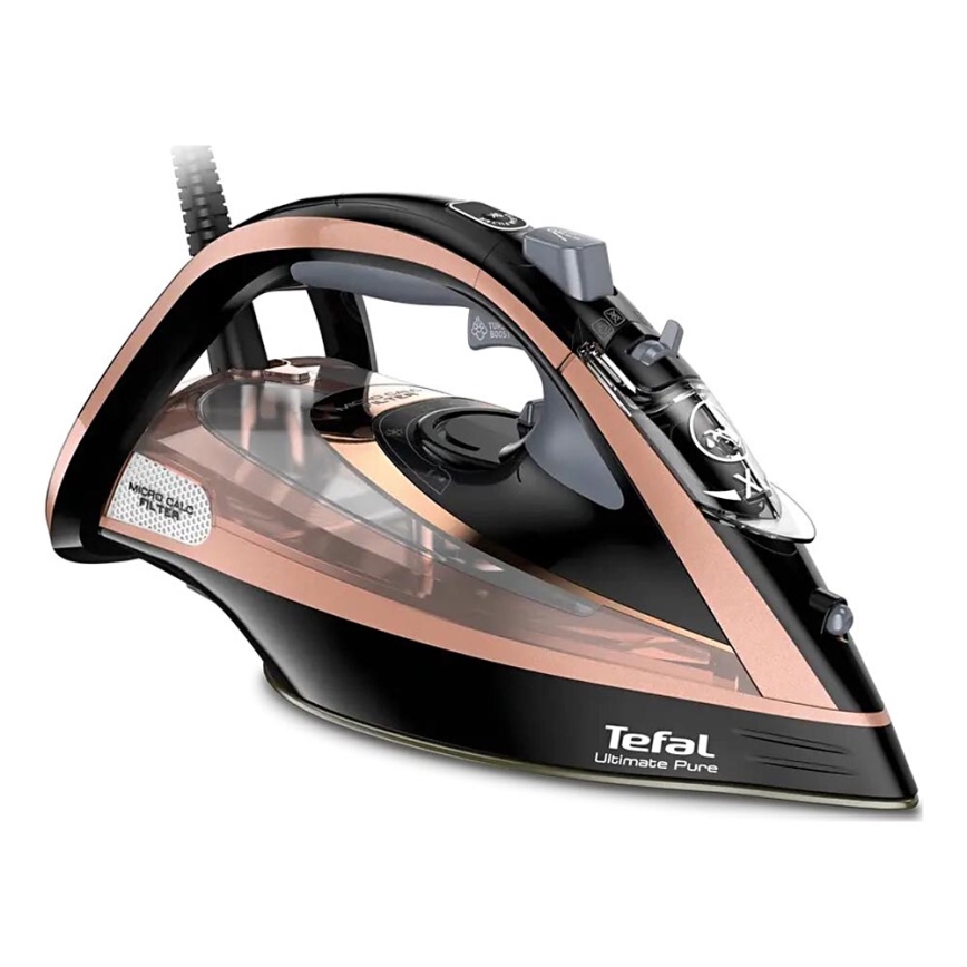 Tefal - Parni likalnik ULTIMATE PURE 3000W/230V baker/črna