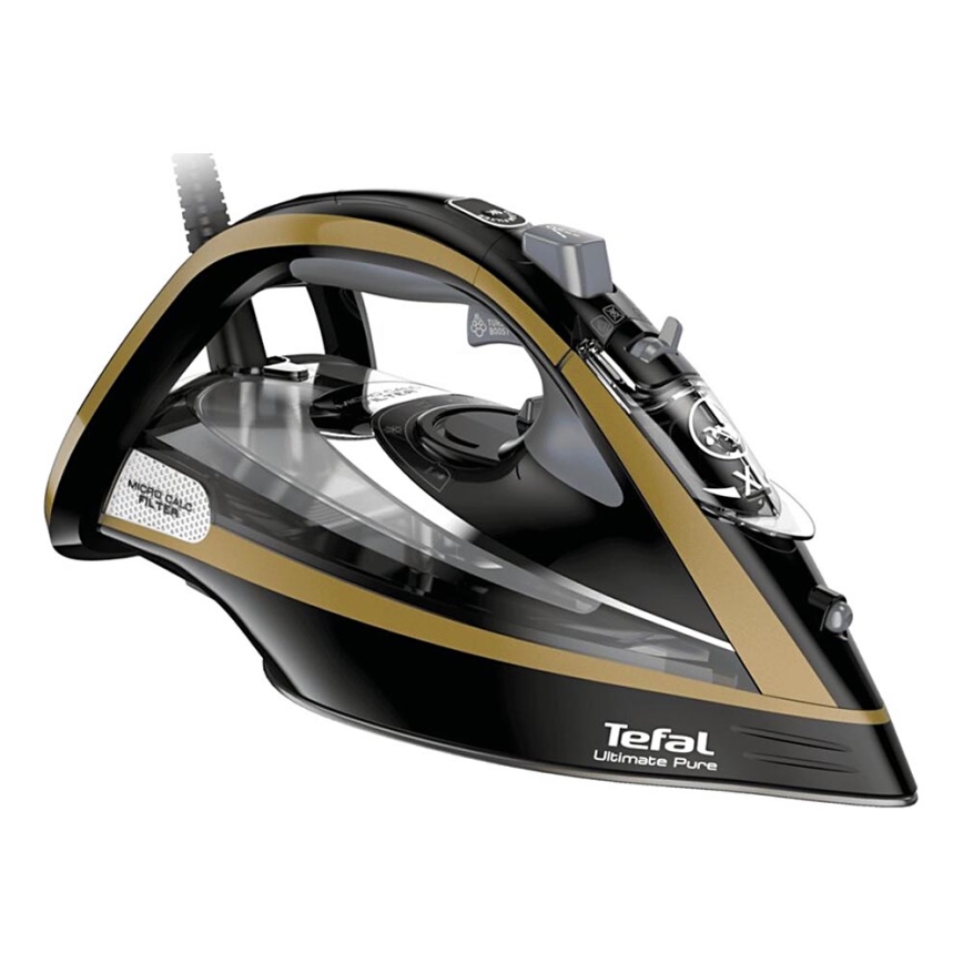 Tefal - Parni likalnik ULTIMATE PURE 3000W/230V zlata/črna