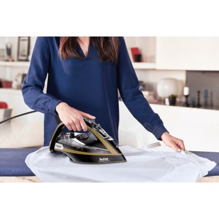 Tefal - Parni likalnik ULTIMATE PURE 3000W/230V zlata/črna