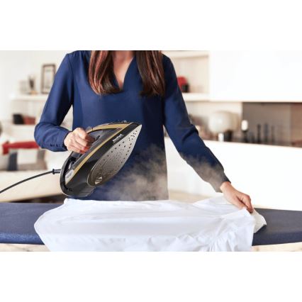 Tefal - Parni likalnik ULTIMATE PURE 3000W/230V zlata/črna