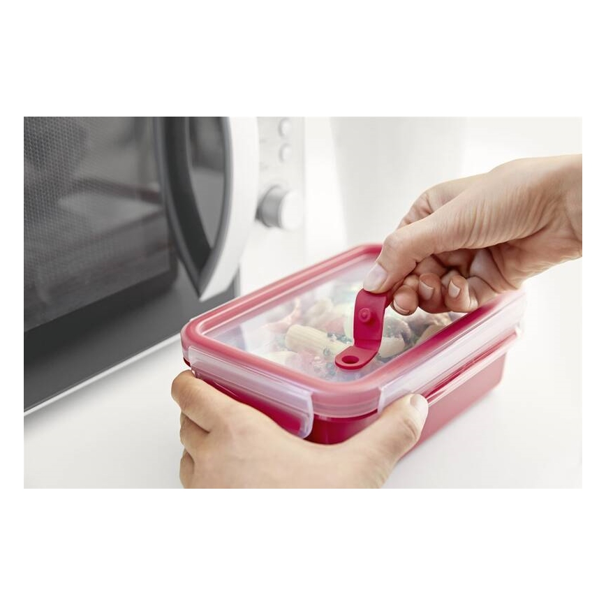 Tefal - Posoda za hrano 0,8 l MASTER SEAL MICRO rdeča