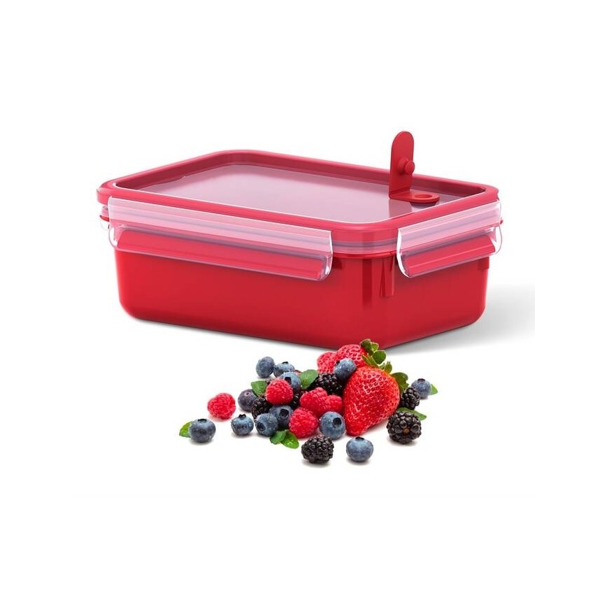 Tefal - Posoda za hrano 0,8 l MASTER SEAL MICRO rdeča