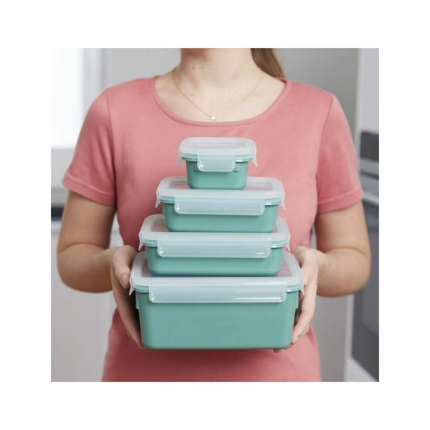 Tefal - Posoda za hrano 0,8 l MSEAL COLOR zelena