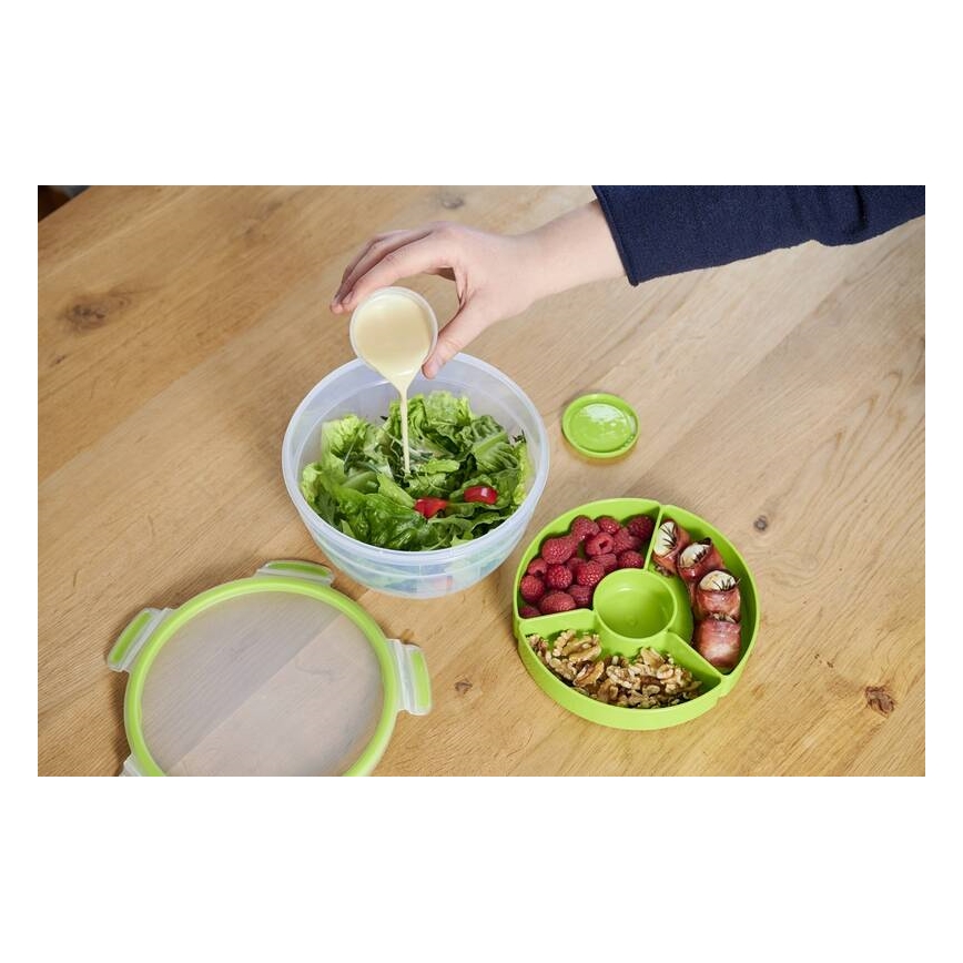Tefal - Posoda za solato 2,6 l MASTER SEAL TO GO zelena