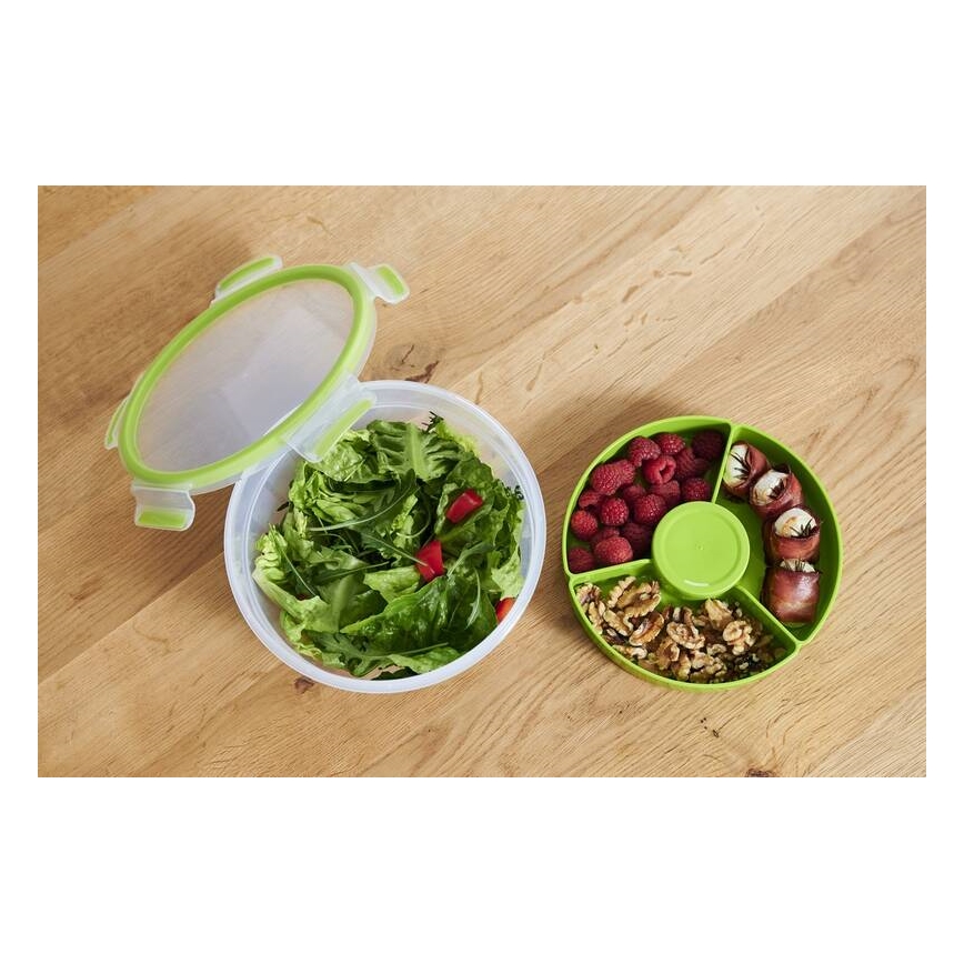 Tefal - Posoda za solato 2,6 l MASTER SEAL TO GO zelena