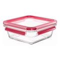 Tefal - Posoda za živila 0,8 l MSEAL GLASS rdeča/steklo