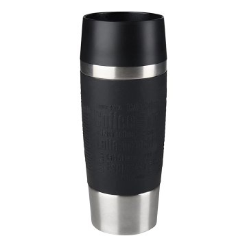 Tefal - Potovalna skodelica 360 ml TRAVEL MUG nerjaveče jeklo/črna