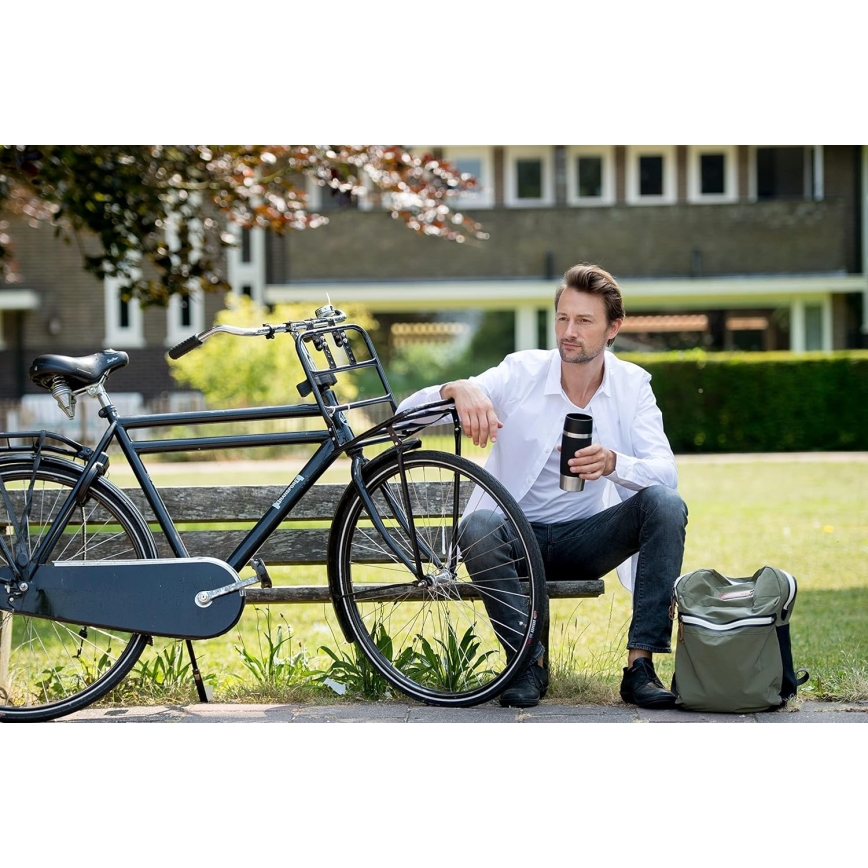 Tefal - Potovalna skodelica 360 ml TRAVEL MUG nerjaveče jeklo/črna