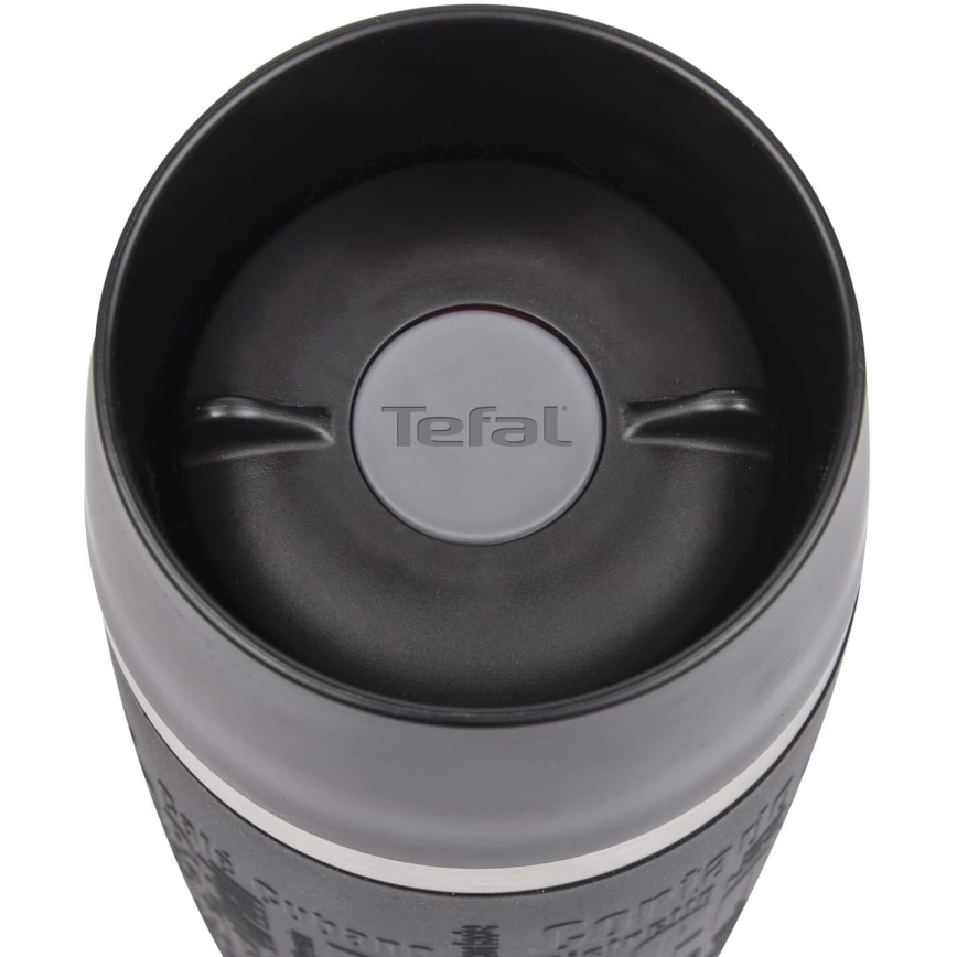 Tefal - Potovalna skodelica 360 ml TRAVEL MUG nerjaveče jeklo/črna