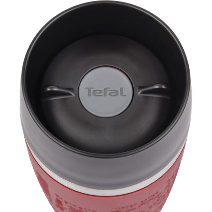 Tefal - Potovalna skodelica 360 ml TRAVEL MUG nerjaveče jeklo/rdeča