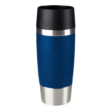 Tefal - Potovalna skodelica 360 ml TRAVEL MUG nerjaveče jeklo/temno modra