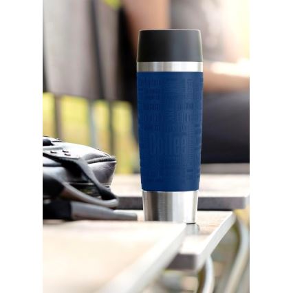 Tefal - Potovalna skodelica 360 ml TRAVEL MUG nerjaveče jeklo/temno modra