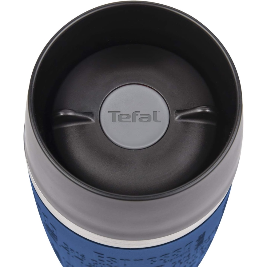 Tefal - Potovalna skodelica 360 ml TRAVEL MUG nerjaveče jeklo/temno modra