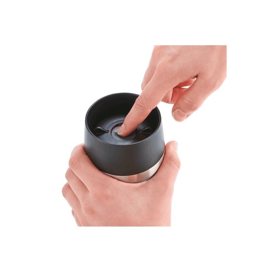 Tefal - Potovalna skodelica 360 ml TRAVEL MUG nerjaveče jeklo/temno modra