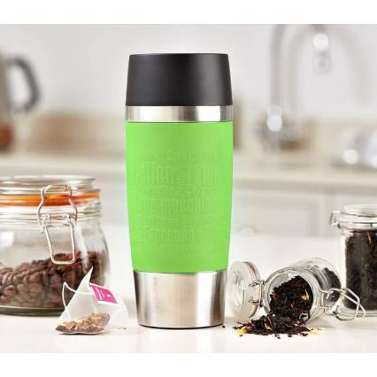 Tefal - Potovalna skodelica 360 ml TRAVEL MUG nerjaveče jeklo/zelena