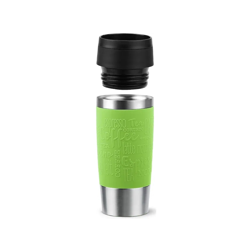 Tefal - Potovalna skodelica 360 ml TRAVEL MUG nerjaveče jeklo/zelena
