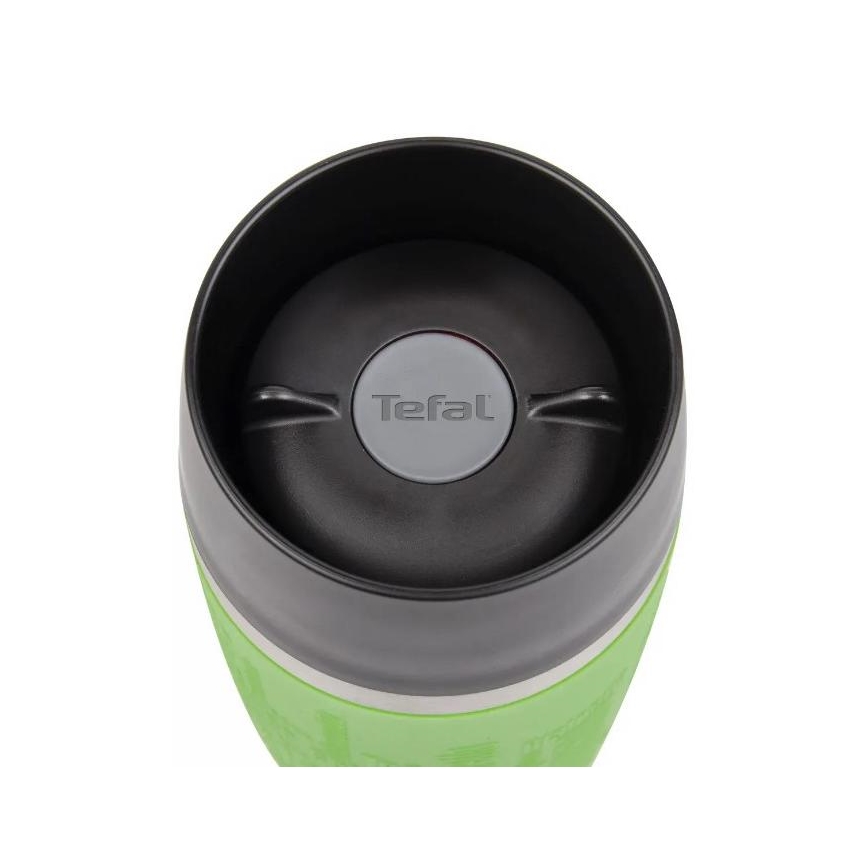 Tefal - Potovalna skodelica 360 ml TRAVEL MUG nerjaveče jeklo/zelena