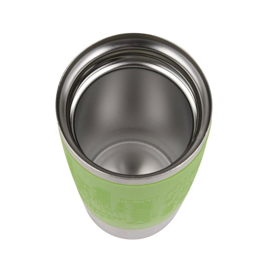 Tefal - Potovalna skodelica 360 ml TRAVEL MUG nerjaveče jeklo/zelena