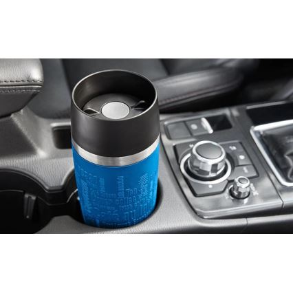 Tefal - Potovalna skodelica 360 ml TRAVEL MUG nerjaveče/svetlo modra