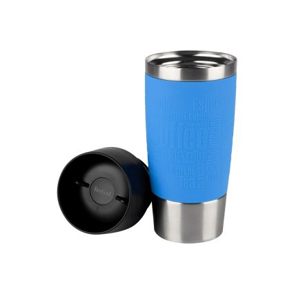 Tefal - Potovalna skodelica 360 ml TRAVEL MUG nerjaveče/svetlo modra