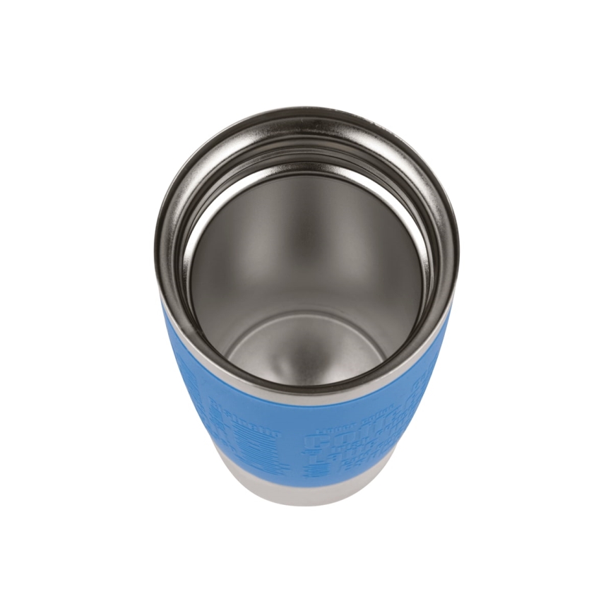Tefal - Potovalna skodelica 360 ml TRAVEL MUG nerjaveče/svetlo modra