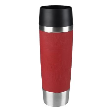 Tefal - Potovalna skodelica 500 ml TRAVEL MUG nerjaveče/rdeča