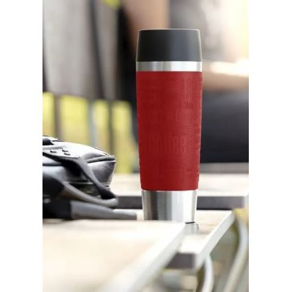 Tefal - Potovalna skodelica 500 ml TRAVEL MUG nerjaveče/rdeča